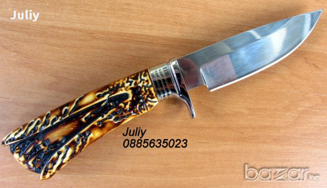 Ловен нож с фиксирано острие /дължина 25,5 см/ , снимка 11 - Ножове - 10290429