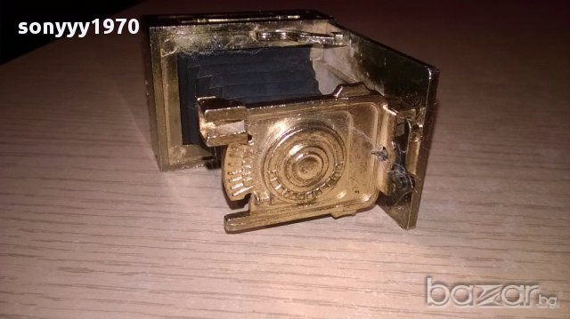 Мини ретро колекция-златно фото-бронз/месинг-7х5х4см-внос швеицария, снимка 12 - Антикварни и старинни предмети - 17467747