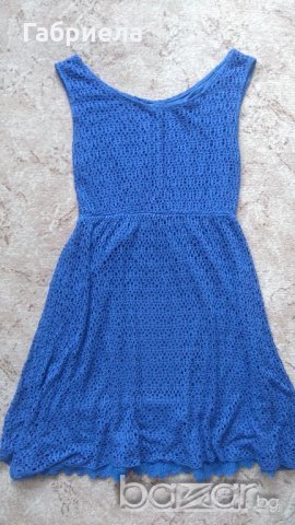Синя рокля, снимка 1 - Рокли - 18602699