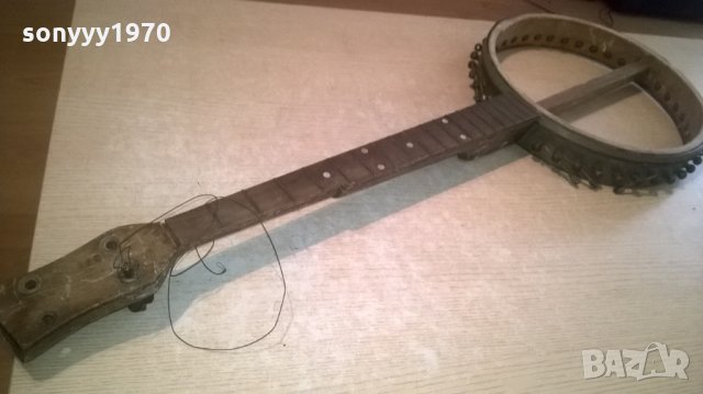 банджо-тежко масивно-за ремонт-88х33х6см-внос англия, снимка 2 - Струнни инструменти - 25910714