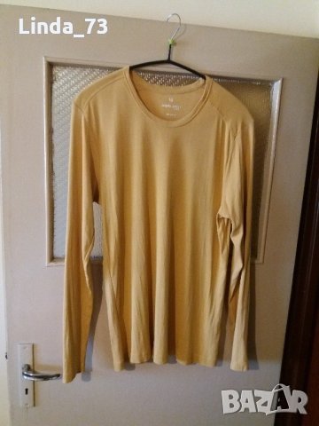 Мъж.блуза-"ANGELO LITRICO"-C&A-/памук/,цвят-горчица. Закупена от Германия., снимка 1 - Блузи - 20750836