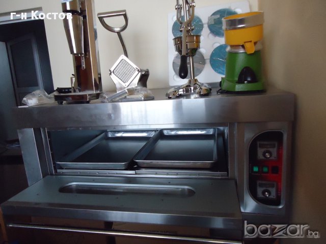 1. Фурна за закуски НОВА Внос от Европа на едно ниво за две тави 60/40см., външни размери височина 5, снимка 2 - Обзавеждане за заведение - 12124570