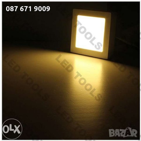 ЛЕД панели за вграждане, кръг квадрат, LED диоден панел плафон , снимка 3 - Лед осветление - 23312145