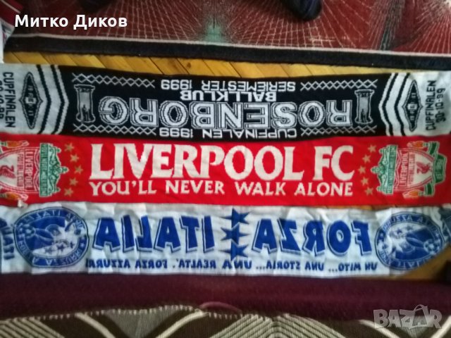 Ливърпул-Розенборг-Италия шалове , снимка 11 - Футбол - 24002536
