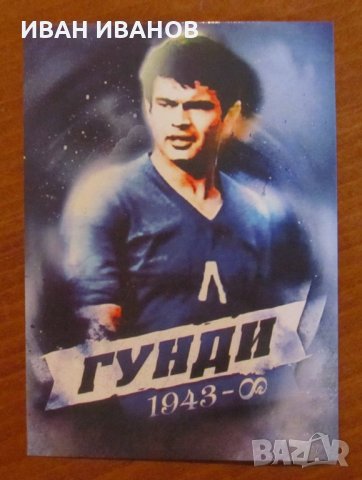 КАРТИЧКА НА ГУНДИ , снимка 1