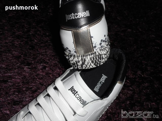Just Cavalli Men's Faded Snake Print Sneakers, снимка 9 - Маратонки - 20194928
