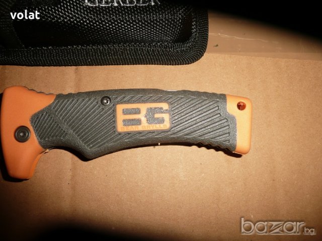 Нож сгъваем ГЕРБЕР Bear Grylls, снимка 4 - Екипировка - 20751503