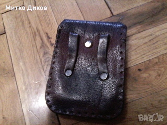 Чанта за колан кафява 150х105х25 естествена кожа, снимка 2 - Чанти - 23840610