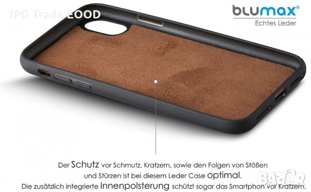 Iphone X - кожен кейс / калъф, снимка 3 - Калъфи, кейсове - 22832285