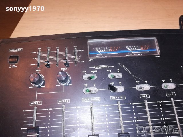 vivanco mx730eq-mixer/equalizer-внос франция, снимка 6 - Ресийвъри, усилватели, смесителни пултове - 21303400