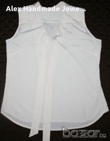 Асиметричен топ H&M цвят екрю, снимка 8 - Корсети, бюстиета, топове - 17932168