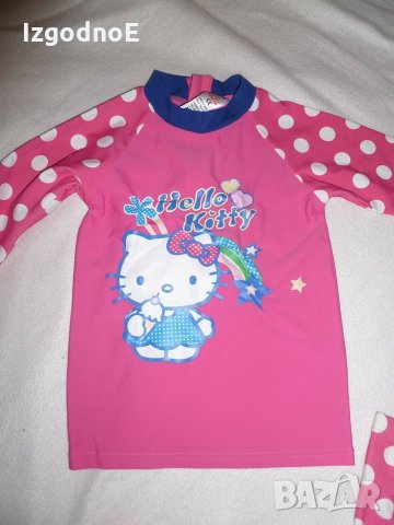 3 части СТРАХОТЕН марков комплект за плуване, бански Hello Kitty, снимка 2 - Детски комплекти - 22502082