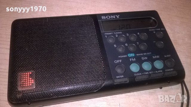sony icf-m300s receiver-made in japan-внос швеция, снимка 4 - Радиокасетофони, транзистори - 25452626