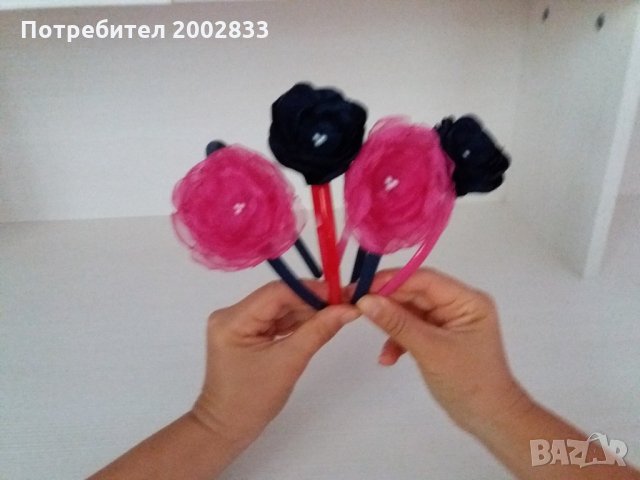 Диадеми с цветя ръчна изработка , снимка 6 - Подаръци за рожден ден - 22241609