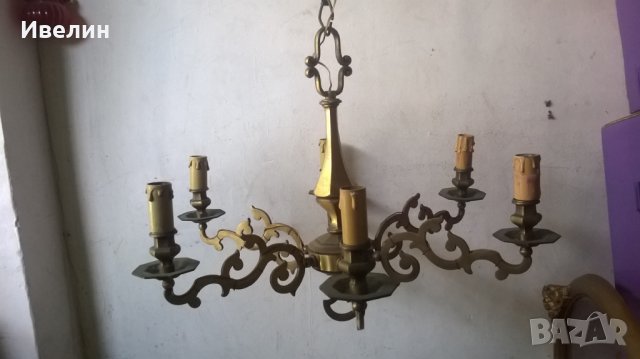 бароков полилей от бронз, снимка 4 - Полилеи - 25688081