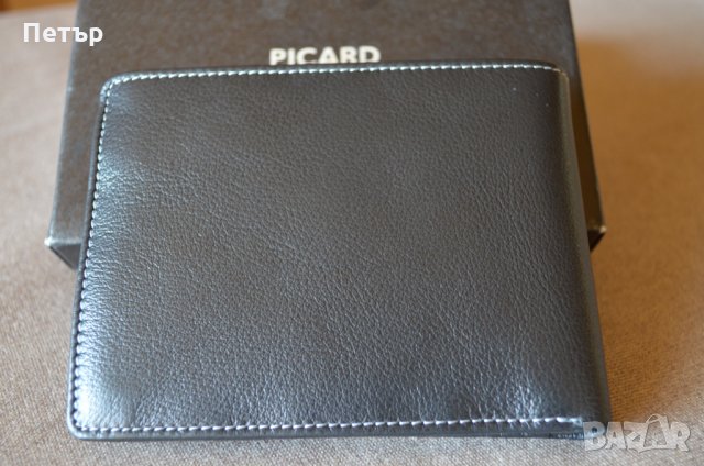 Picard Diego 8444 черен хоризонтален портфейл до 13 карти, снимка 7 - Портфейли, портмонета - 23010587