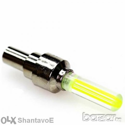 Светещи-LED капачки за Винтили на Коли,мотори и Велосипеди във 4 цвята, снимка 10 - Аксесоари и консумативи - 15650899