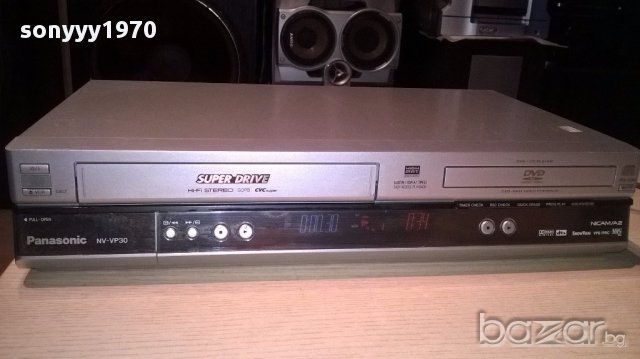 Panasonic nv-vp30ec-s hifi video+dvd+optical out-внос швеицария, снимка 5 - Ресийвъри, усилватели, смесителни пултове - 15154654