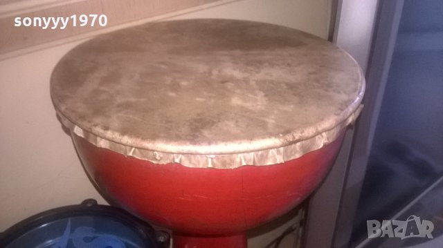 метална червена тарамбука 50см, снимка 2 - Ударни инструменти - 26179966