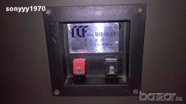 Rcf br1037-8ohms-2х100watts-made in italy-внос швеицария, снимка 10 - Тонколони - 13070181