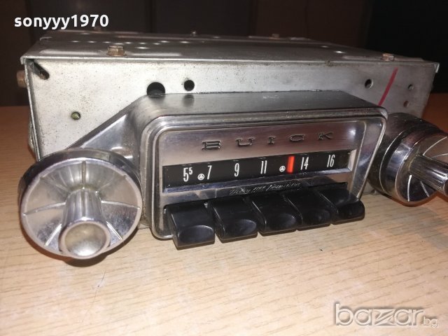 buick-delco radio div.kokomo indiana-made in usa-внос франция, снимка 2 - Ресийвъри, усилватели, смесителни пултове - 20344546