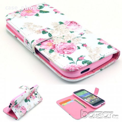 Нов флип кейс от кожа за HTC ONE M8, снимка 8 - Калъфи, кейсове - 11089171