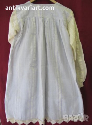 19 век Фолк Арт Женска Риза, снимка 7 - Антикварни и старинни предмети - 25075069