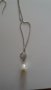 Сребърен комплект с естествени перли, снимка 4