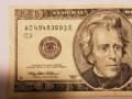 Много рядка 20 доларова банкнота с дефект при отпечатването, снимка 8