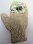 Машинно плетени детски ръкавици от вълна от як с един пръст, нови 
