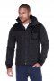 Мъжко яке VOI Jeans QUILTED JACKET BLACK-номер S, снимка 1 - Якета - 11839073