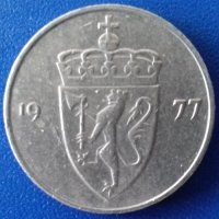 Монета Норвегия - 50 Йоре 1977 г., снимка 2 - Нумизматика и бонистика - 20955181