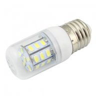 E27 лед лампа 12 V/24V, 5W - студена/топло бяла светлина, снимка 1 - Осветление - 14043575
