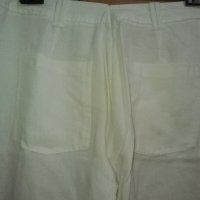бял ленен панталон "Ния Дорадо", снимка 2 - Панталони - 25210655