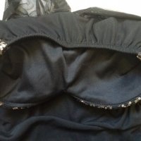 Малка черна къса рокля размер ХS-S, снимка 7 - Рокли - 25306869