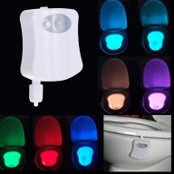 LED Осветление за Тоалетна със Сензор за Движение - 8 Цвята, снимка 3 - Други - 18225621