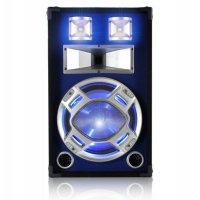 Чифт DJ-ски HiFi тонколони SKYTEC MKII - 600W, 8Ω, 12‘‘/30см бас, 3-лентови с вградена син LED, снимка 3 - Тонколони - 24527924