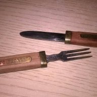 Vda.m.fernandez-madrid-ретро колекция-нож/вилица-от швеицария, снимка 1 - Антикварни и старинни предмети - 17222884
