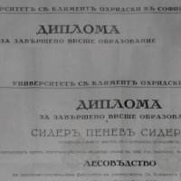 Стар документ диплома 1941г, снимка 10 - Антикварни и старинни предмети - 23655515