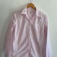 H&M дамска риза в бяло и розово, снимка 1 - Ризи - 24719247