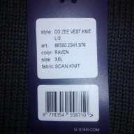 Нова мъжка жилетка G STаR  RAW CO ZEE VEST KNIT CARDIGAN оригинал, снимка 8 - Пуловери - 11674684
