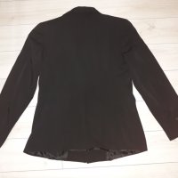 Черно дамско Италианско сако марка YA , снимка 2 - Сака - 23625276