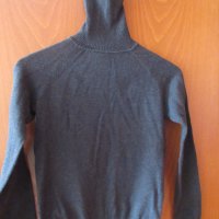 тъмносиво поло на Zara, снимка 1 - Блузи с дълъг ръкав и пуловери - 24584275