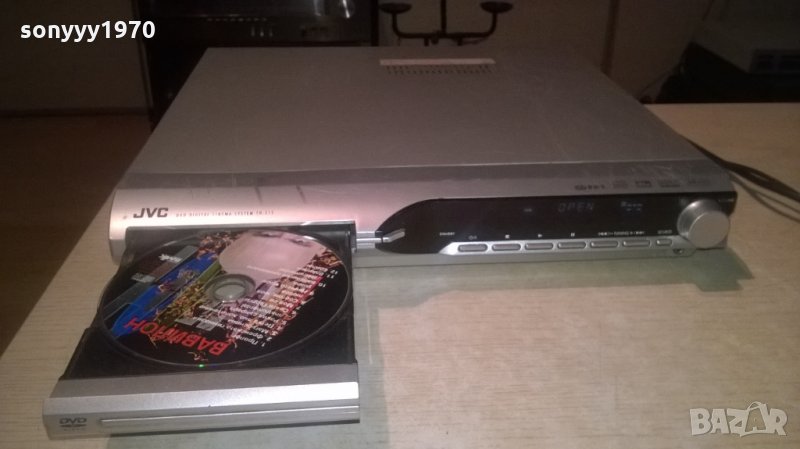 jvc xv-ths15 dvd rds receiver-6 chanel-внос швеицария, снимка 1