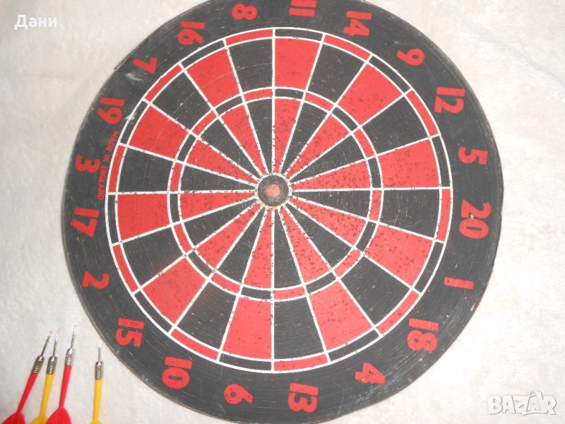 Мишена за стена с две страни Дартс и друго , снимка 1