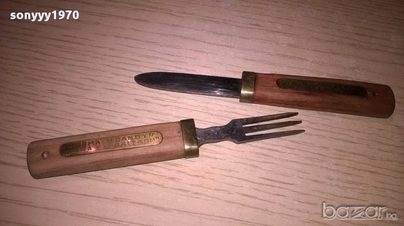 Vda.m.fernandez-madrid-ретро колекция-нож/вилица-от швеицария, снимка 1