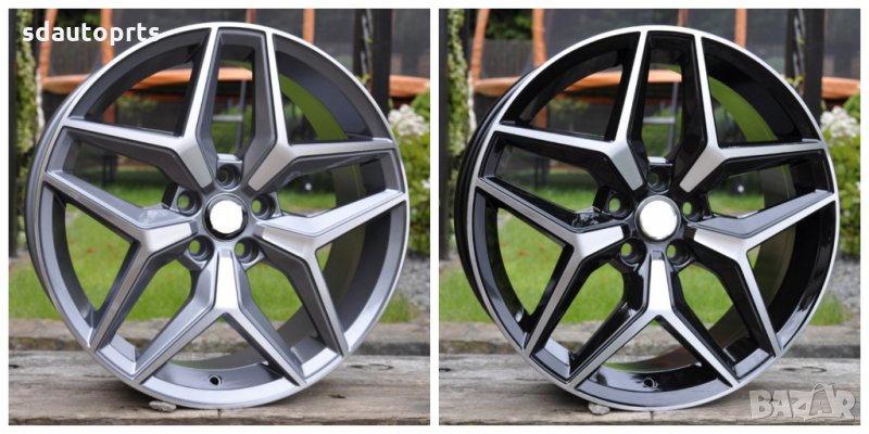 17" Ал. Джанти Ауди 5X100 AUDI A1 A2 A3 S3 TT Seat Ibiza Сеат, снимка 1