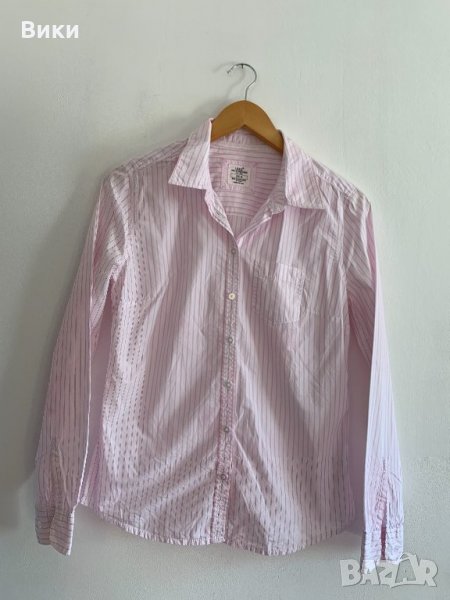 H&M дамска риза в бяло и розово, снимка 1