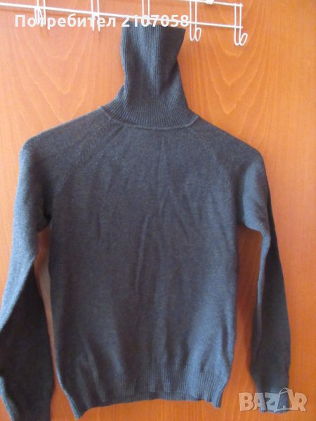 тъмносиво поло на Zara, снимка 1