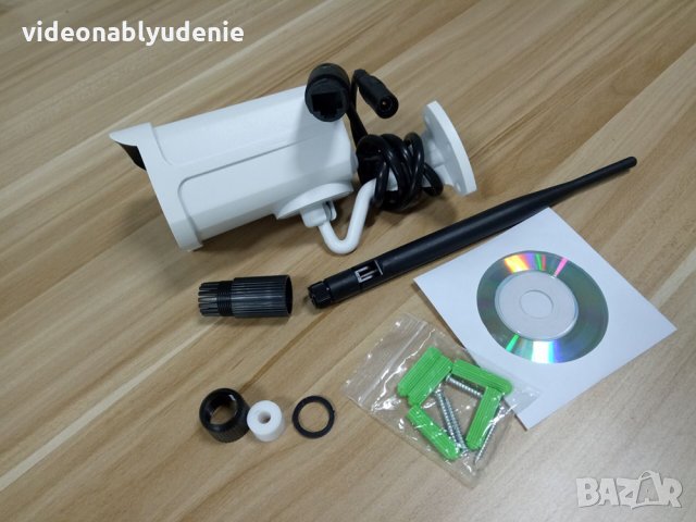 Широкоъгълна FULL HD 1080р 2 Mpx Onvif IR-Cut P2P 4 Array Ударо/Водоустойчива Метална IP Wifi Камера, снимка 7 - IP камери - 22722937